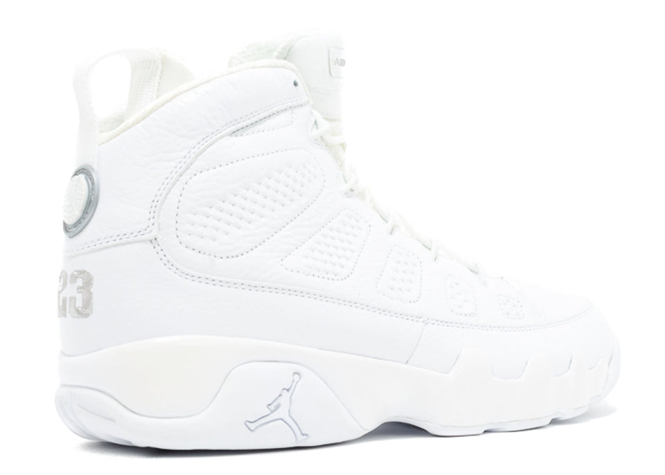 Nike Air Jordan 9 White Metallic Silver