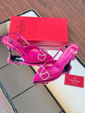Valentino V Logo Crystals Pink